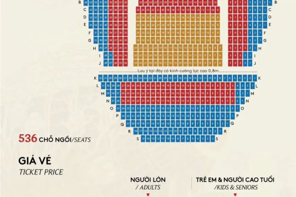 VÉ XEM SHOW RỐI MƠ TẠI NHÀ HÁT ĐÓ Ở NHA TRANG